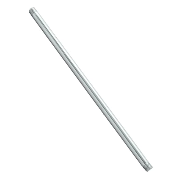 Westbrass 1/2" x 48" IPS pipe nipple in Powder Coat White D12148-50 - main
